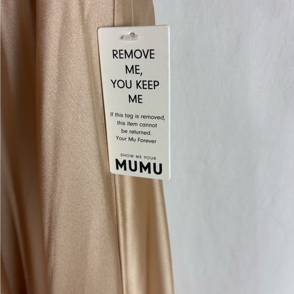 Show Me Your MuMu Cream Maxi Dress - Picture 4 of 9